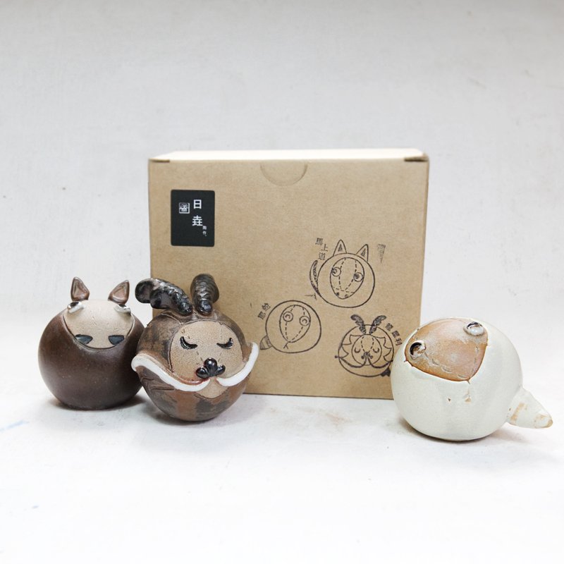 【Pinkoi 独家礼盒】十三生笑3入组 - 摆饰 - 陶 