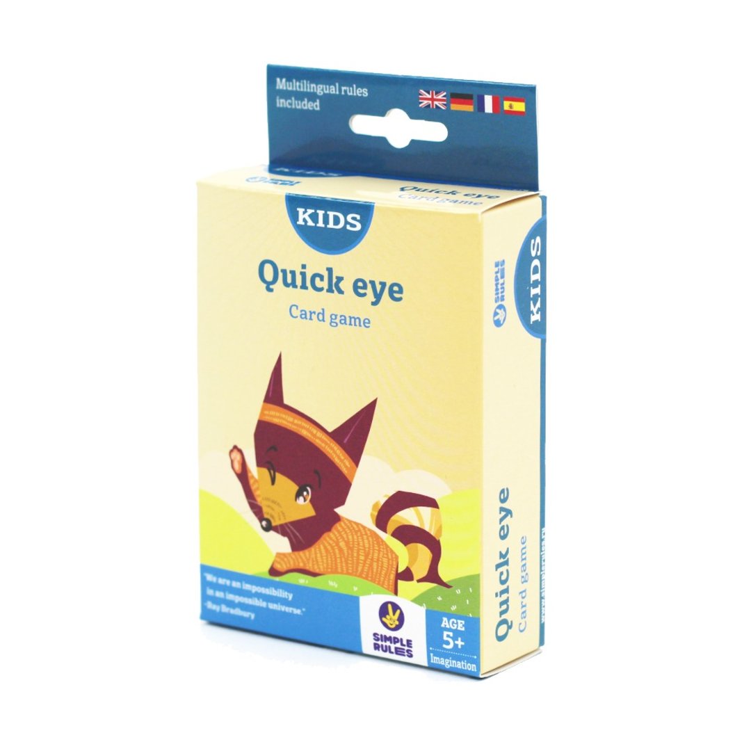 【绝版商品】simple rules - 眼明脑快 Quick Eye - 俄罗斯儿童桌 - 玩具/玩偶 - 纸 蓝色