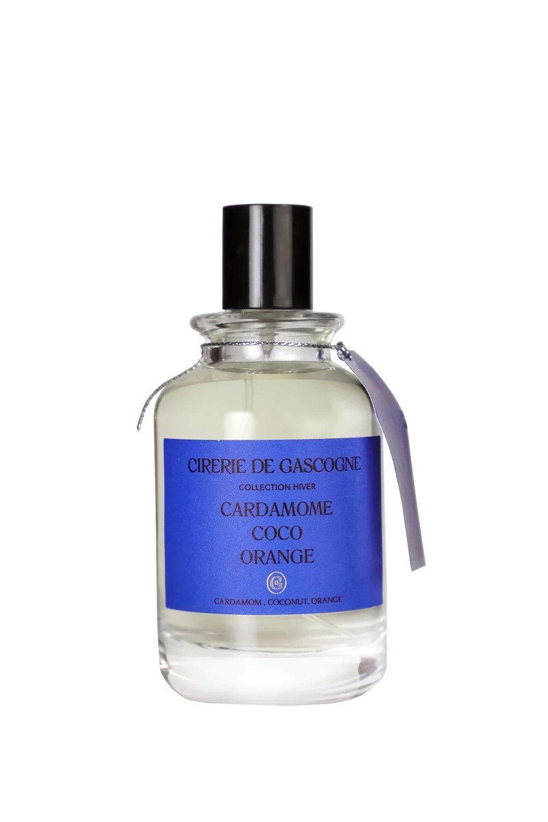 法国Cirerie de Gascogne天然香氛室内喷雾 – 小豆蔻x椰子x柳橙 - 香薰/精油/线香 - 纸 蓝色