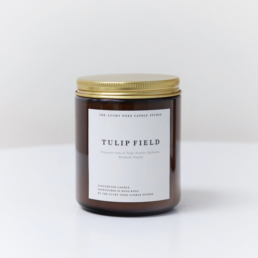 No.102 TULIP FIELD | 郁金香田 | 手工大豆蜡烛 | 香氛蜡烛 - 蜡烛/烛台 - 蜡 透明