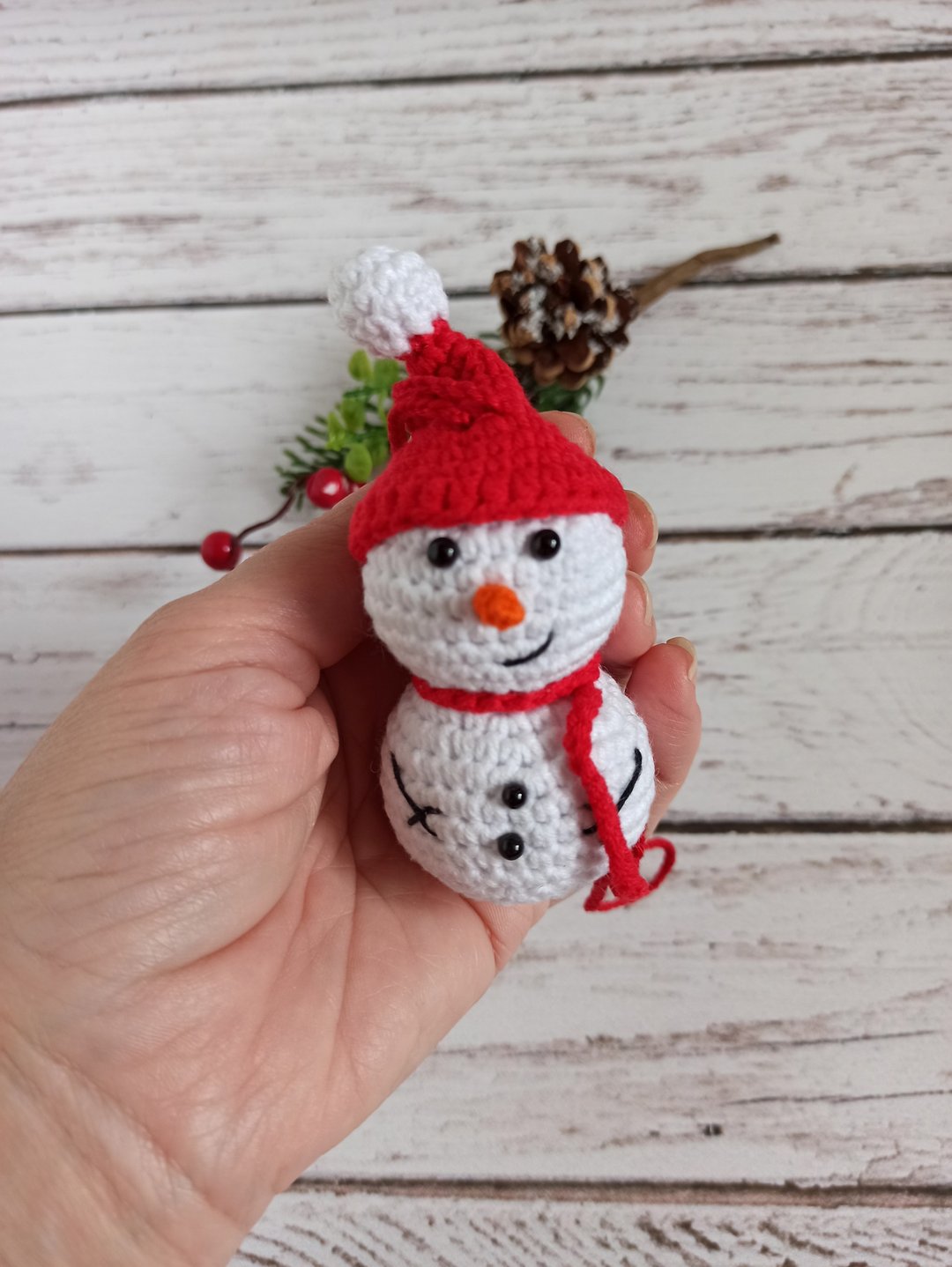 Christmas decor for car, rear view mirror accessories , Christmas tree ornament - 钥匙链/钥匙包 - 棉 多色