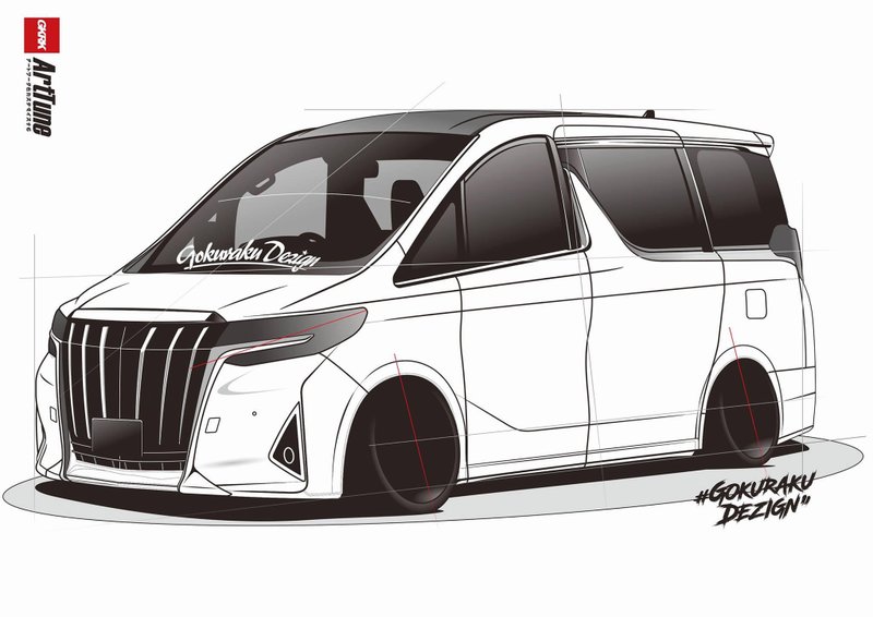 极楽设计 GokurakuDezign  前档风玻璃贴纸 - 其他 - 防水材质 