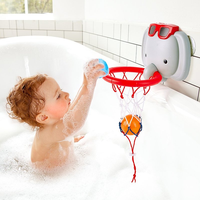 【德国Hape】大象投篮游戏洗澡戏水玩具 - 玩具/玩偶 - 塑料 多色