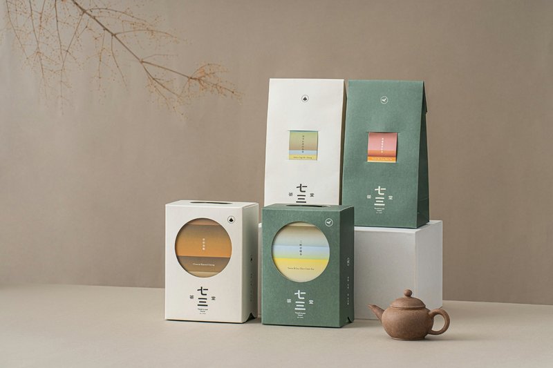 七三茶堂 立体茶包丨台湾特色茶系 共6款 - 茶 - 纸 白色