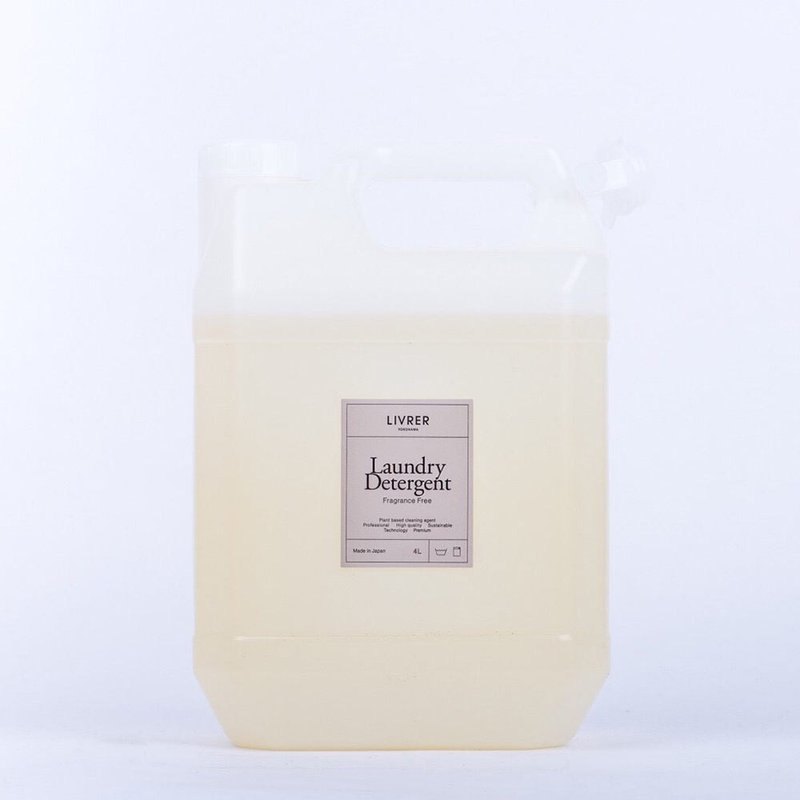 LIVRER 丽芙 日常全效洗衣精 - 无香 FRAGRANCE FREE 4L - 衣物清洁 - 其他材质 白色