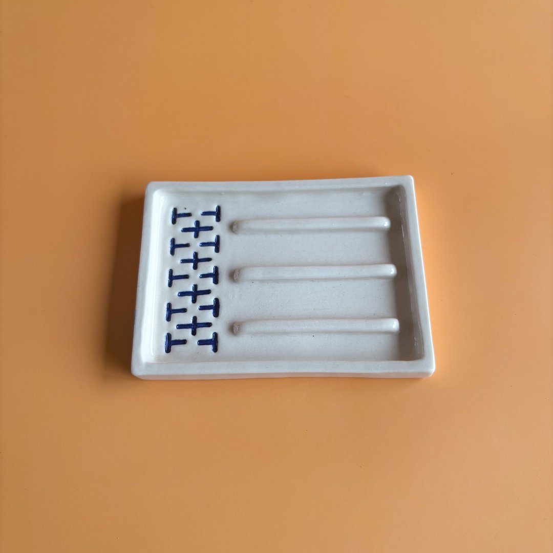 陶瓷皂盒 - 卫浴用品 - 陶 白色