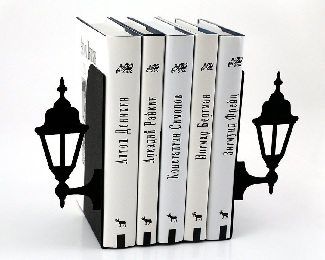 Metal Bookends Old Lamp Posts //  modern home decor // FREE SHIPPING // - 摆饰 - 其他材质 黑色