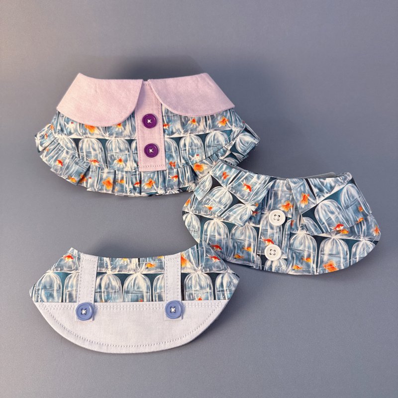 NAMICHI 金鱼街系列 宠物围巾 现货 - 项圈/牵绳 - 棉．麻 