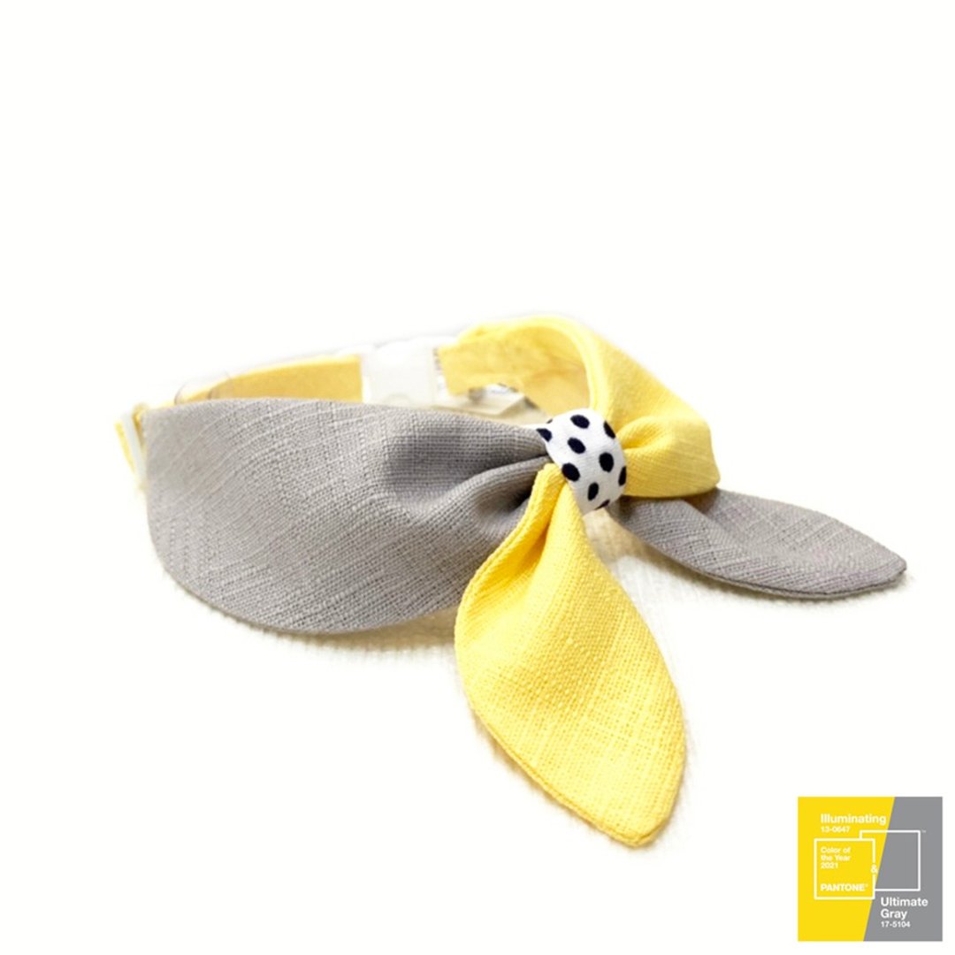 EllaWangDesign Flight Attendants Scarf 宠物 空服员 配色颈圈 - 项圈/牵绳 - 棉 多色