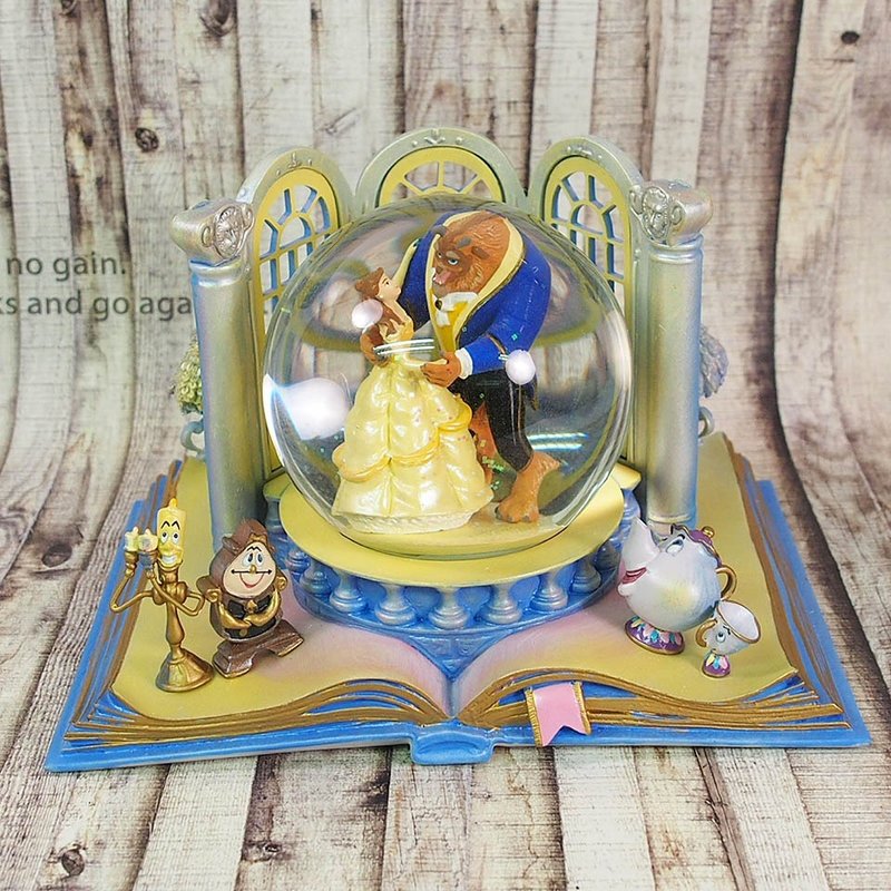Disney水球亮粉美女与野兽摆饰 - 摆饰 - 其他材质 黄色