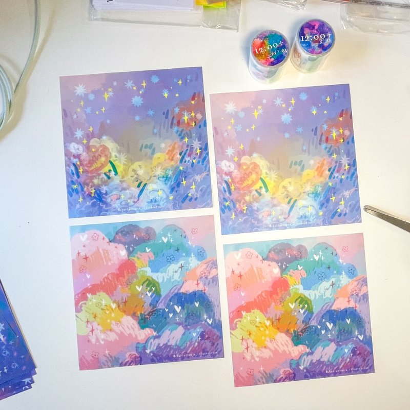 三款描图纸 半透明 不透明色纸 折纸色纸 手作色纸 拼贴素材纸组 - 其他 - 纸 多色