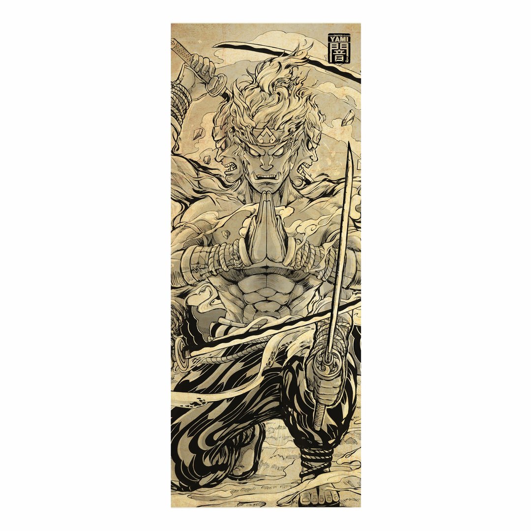 Asura  Tenugui Canvas No frame - 其他 - 棉 白色