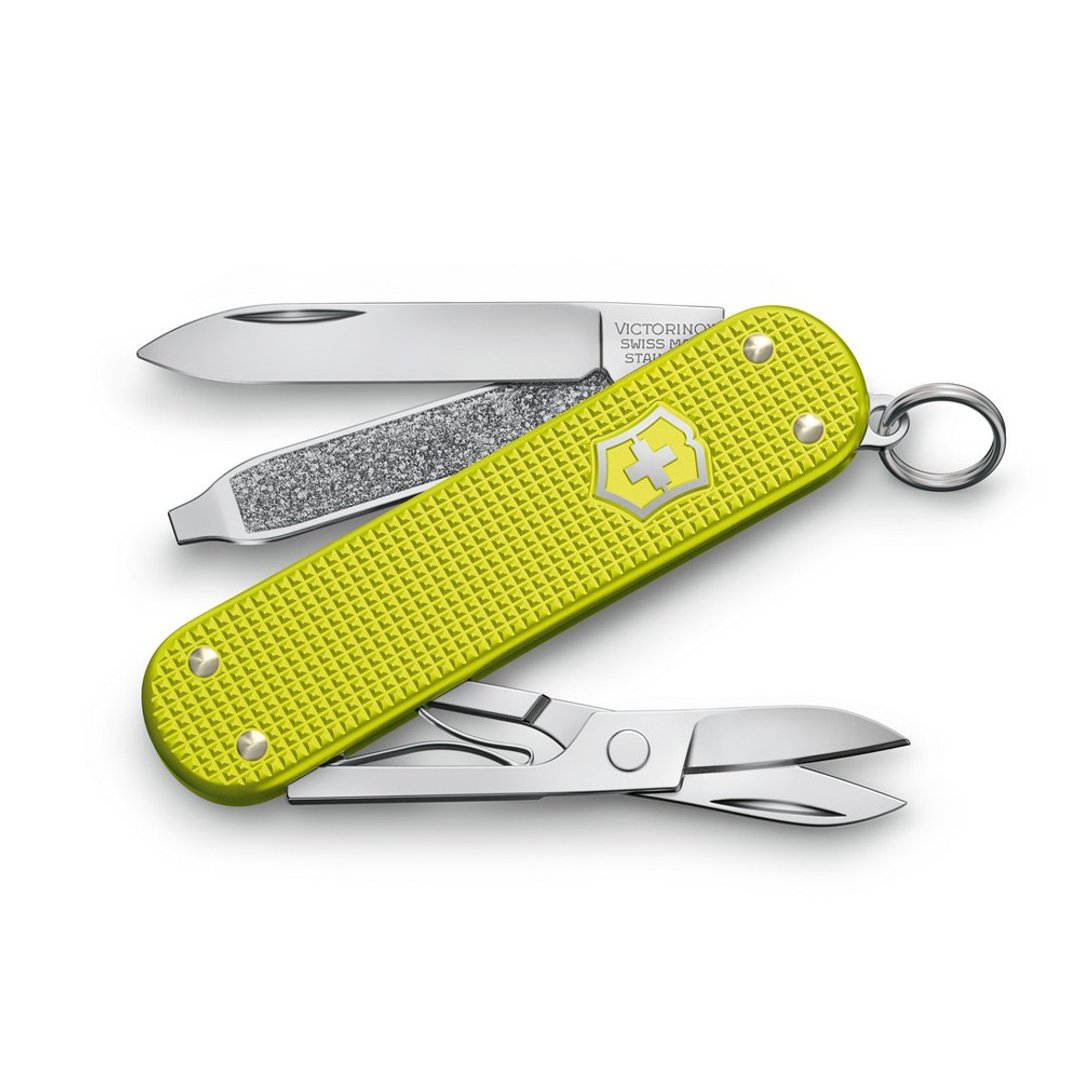 VICTORINOX 瑞士维氏 铝合金 5用 58mm 限量版电光黄 0.6221.L23 - 露营用品 - 铝合金 黄色