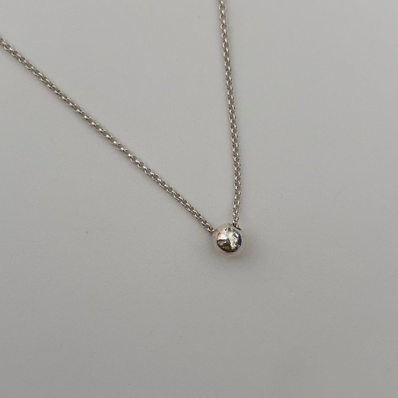小圆球 925纯银 手工项链 - 项链 - 纯银 