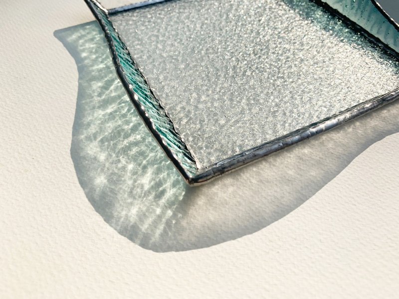 方形波纹海浪浅盘 - 其他 - 玻璃 