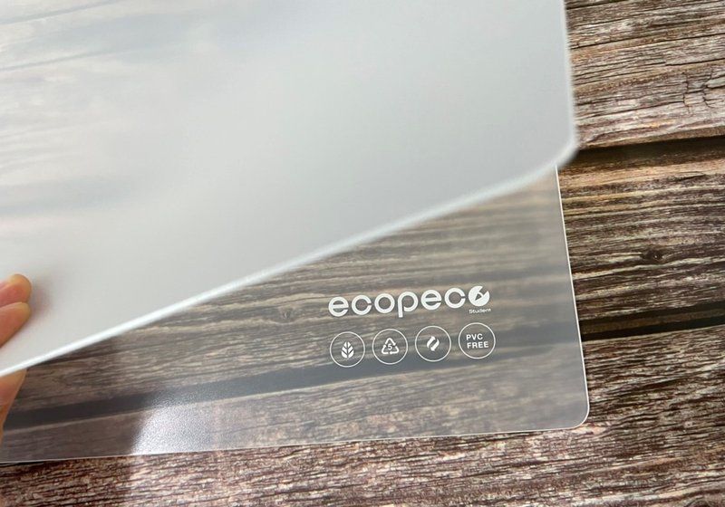 雾面桌垫 ecopeco 台湾制专业无毒环保  40x60cm - 其他书写用品 - 塑料 白色