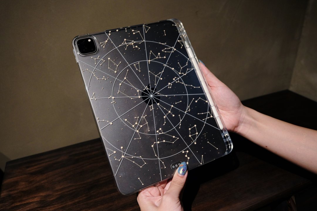 十二星座系列  防摔IPAD保护套 附笔槽位 - 平板/电脑保护壳 - 塑料 透明