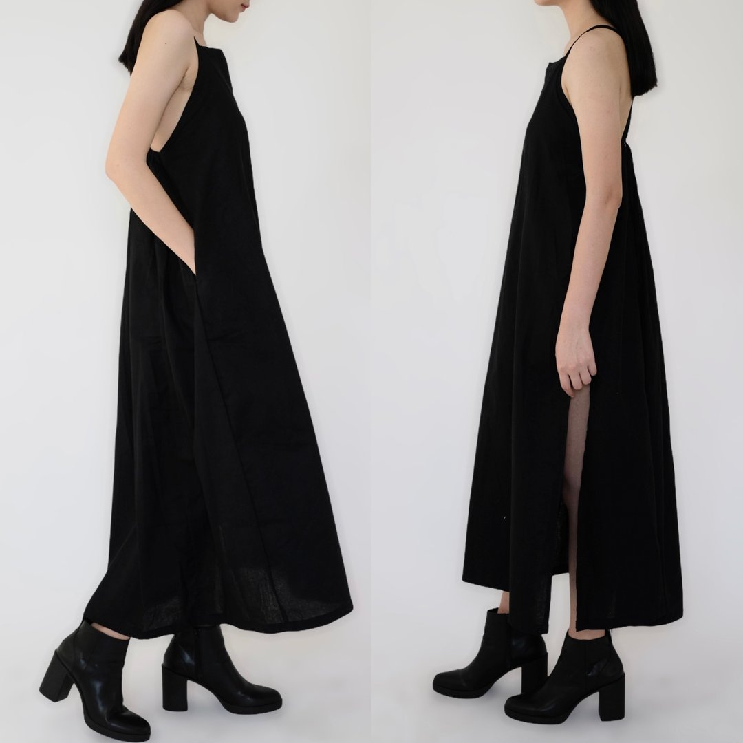 Groovy dress + cotton linin - 洋装/连衣裙 - 亚麻 多色