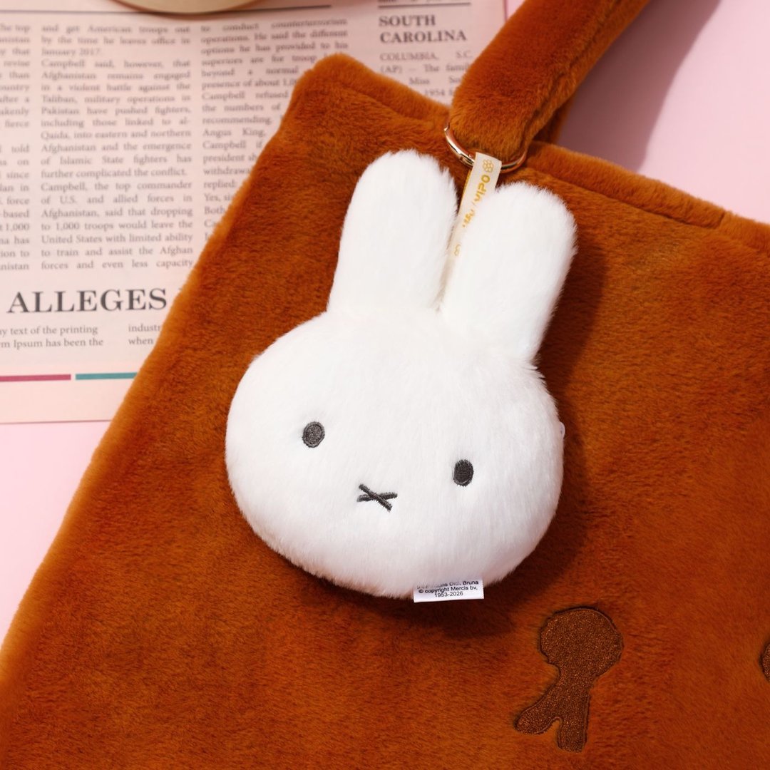 VIPO miffy 毛绒小手包 MIF37624 - 手拿包 - 棉 