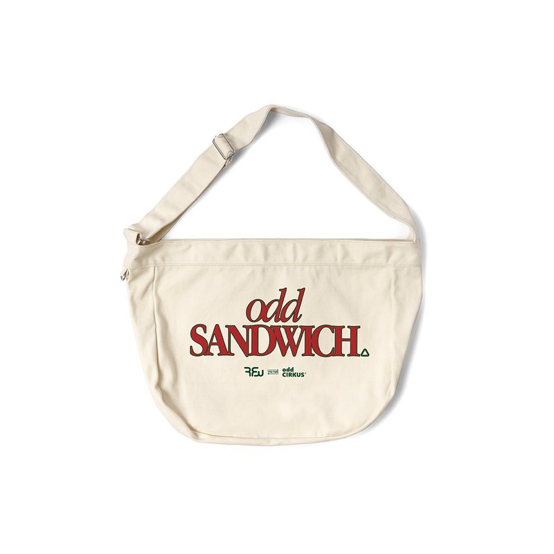 odd CIRKUS × RFW odd SANDWICH BAG 托特包 - 侧背包/斜挎包 - 棉．麻 白色