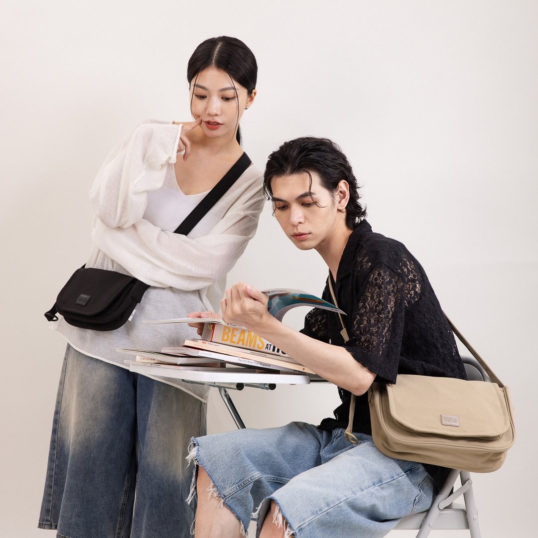 【Today is the day】－K03 大学包－3L.5L - 侧背包/斜挎包 - 尼龙 