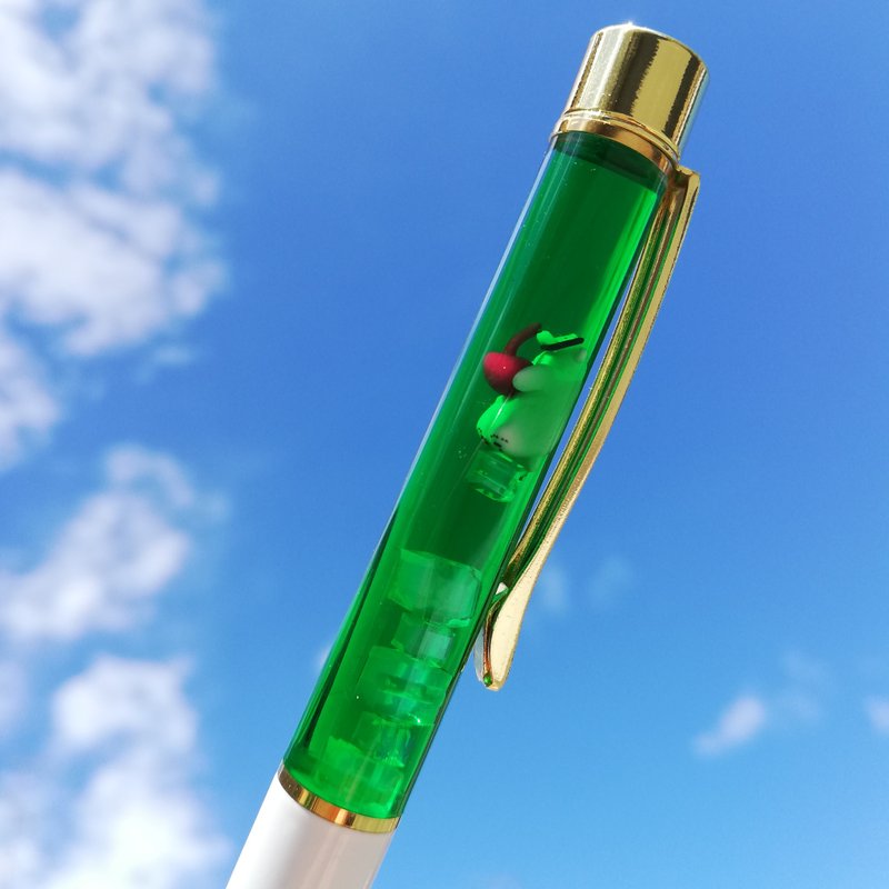 北极熊潜水瓜苏打原子笔 - 钢珠笔 - 粘土 绿色