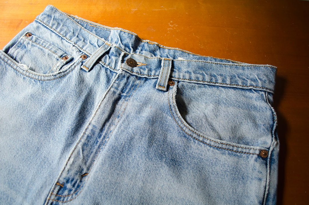 Levis 517 BootCut Jeans 浅蓝靴型丹宁牛仔裤 | vintage莞洱古着 - 男士长裤 - 棉 