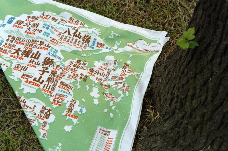 CM_02 香港山系地图 - 铁盒装 - 地图 - 聚酯纤维 