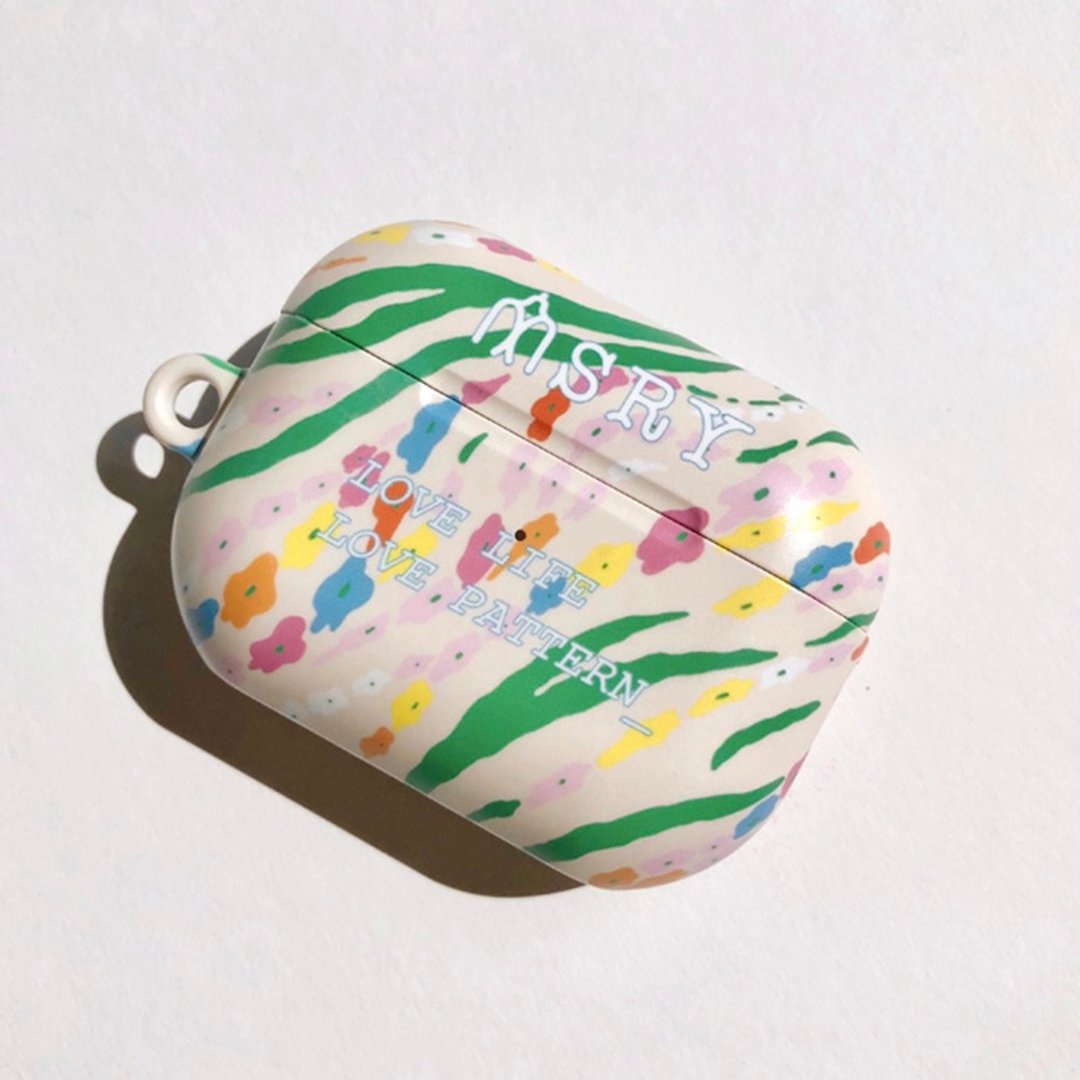 花虎春 印花 | AirPods 耳机壳 - 耳机收纳 - 塑料 多色