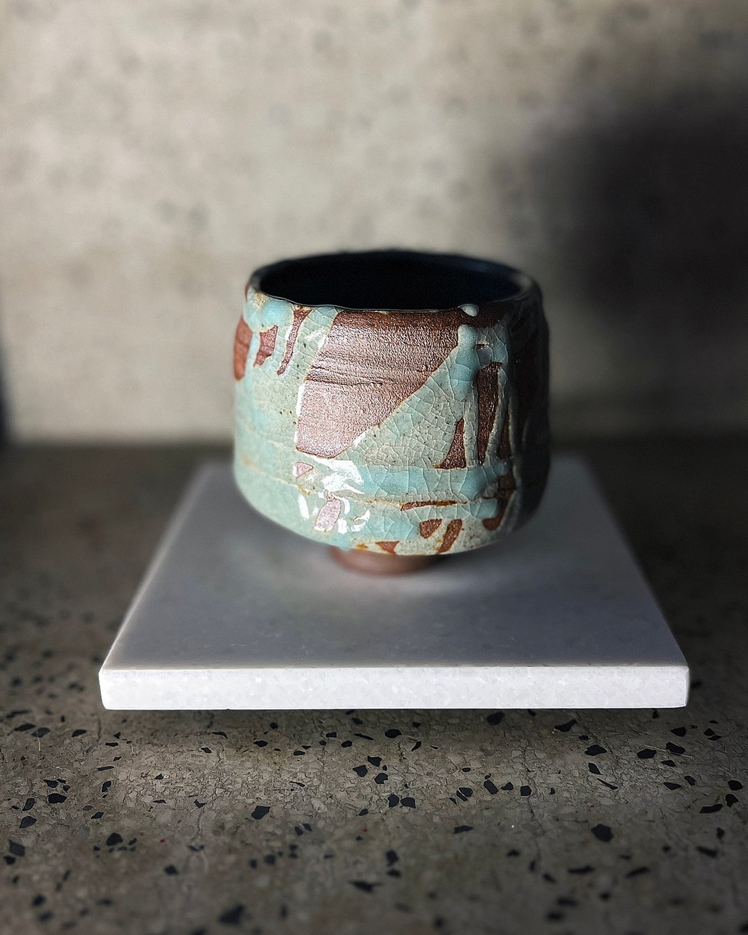蓝洞 茶碗 陶碗 零二 | 陶茶具 - 茶具/茶杯 - 陶 蓝色