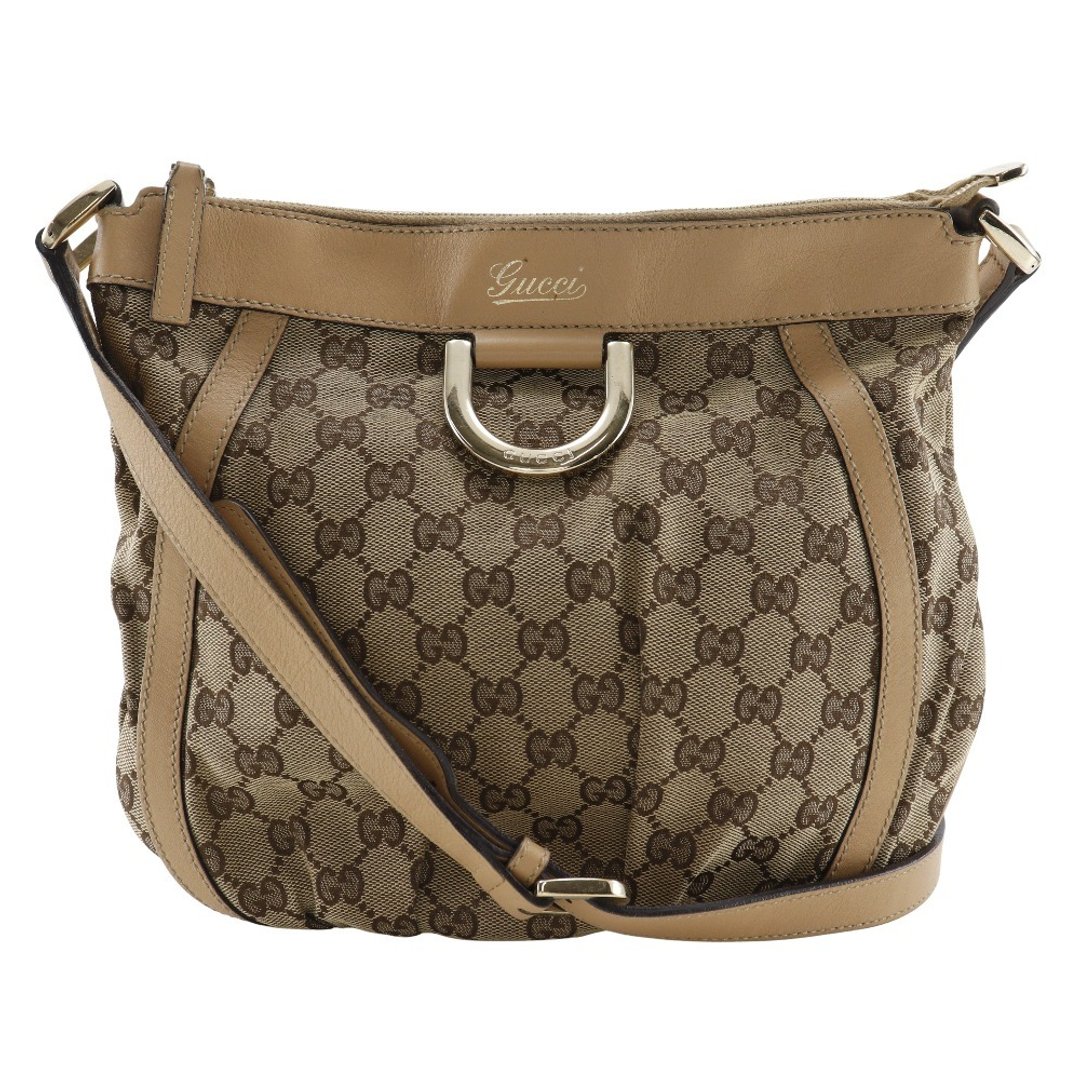 【日本直送】Gucci 经典 Abbey 系列 侧肩包 203257 GG帆布 棕色 女款【二手】 - 侧背包/斜挎包 - 其他人造纤维 咖啡色