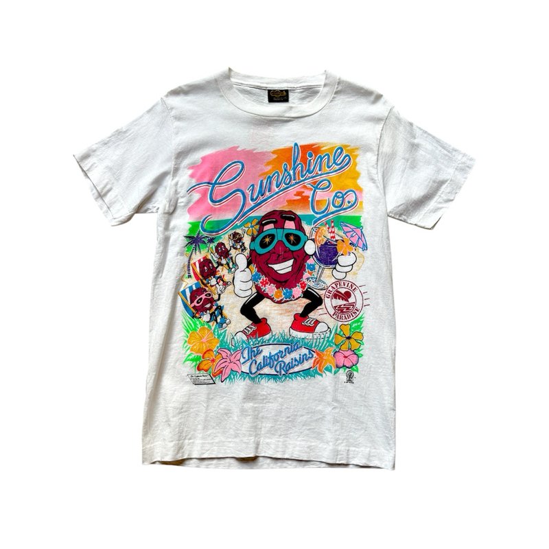美国古着 80s Vintage California raisins 加州葡萄 T-shirt - 男装上衣/T 恤 - 棉．麻 多色
