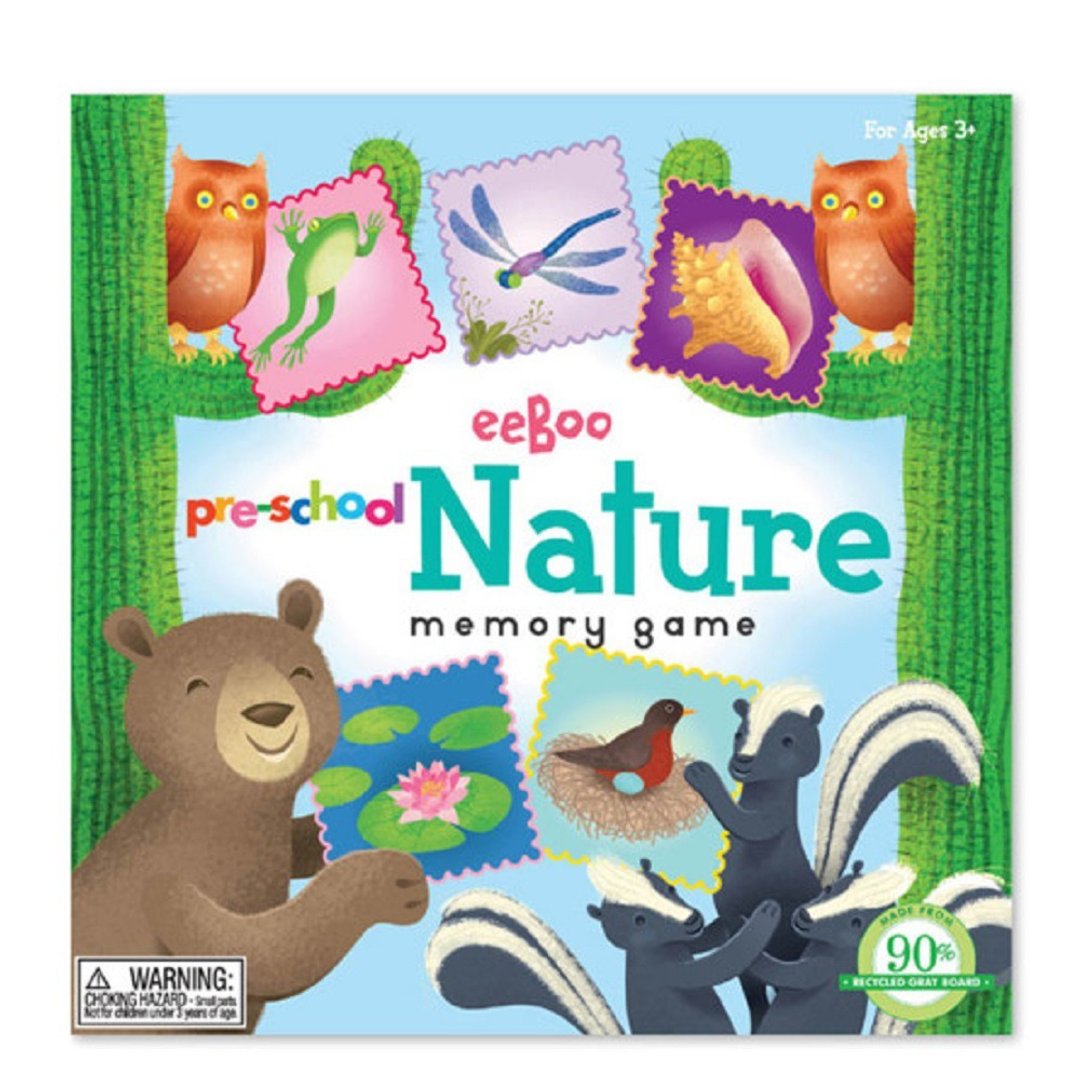 eeBoo 学龄前记忆游戏 - Pre-School Nature Memory Game(大自然) - 桌游/玩具 - 纸 多色