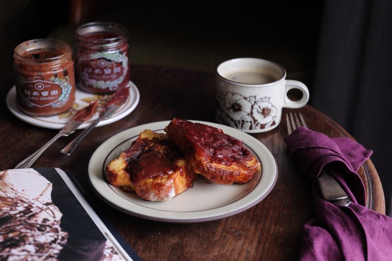 百香果巧克力抹酱 - 果酱/抹酱 - 玻璃 咖啡色