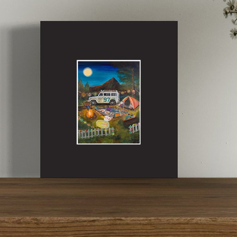 WIT017 月光随想, 2024 - 插画/绘画/写字 - 纸 