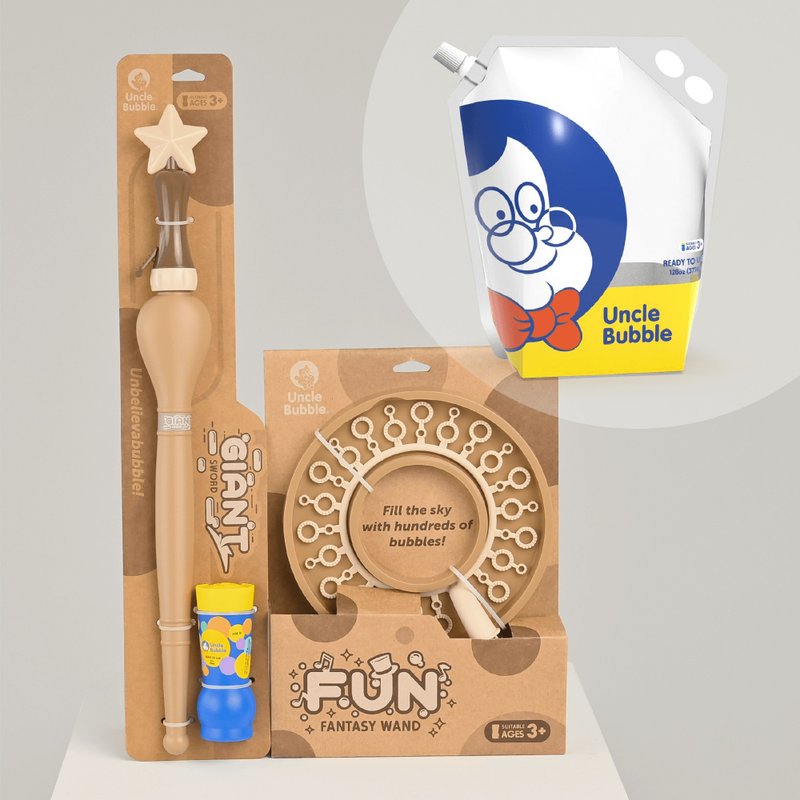 小青山 x Uncle Bubble 泡泡 Pro套组-奶油杉木色 - 桌游/玩具 - 其他材质 多色