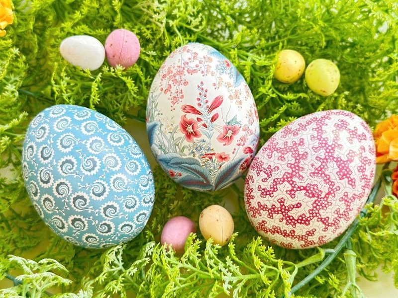 【英国糖果屋】桑德森小彩蛋糖果礼盒 - 3款入 - 零食/点心 - 其他材质 蓝色