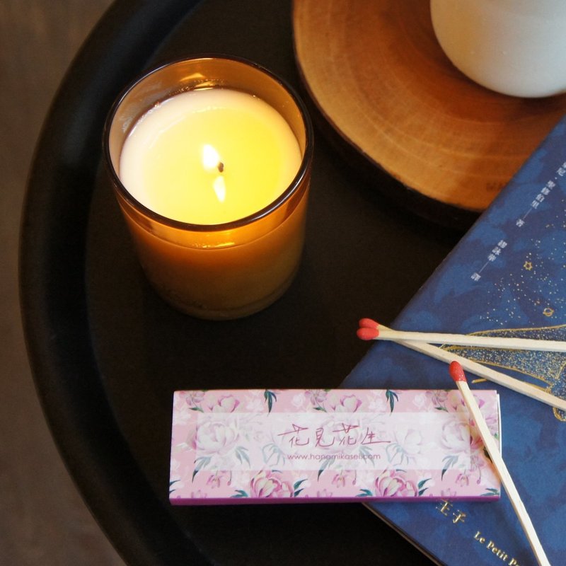 蜡烛专用长火柴・10cm 5盒优惠组 - 蜡烛/烛台 - 木头 粉红色