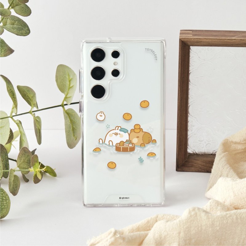 丑白兔水豚泡澡防摔透明SAMSUNG手机壳 - 手机壳/手机套 - 塑料 多色