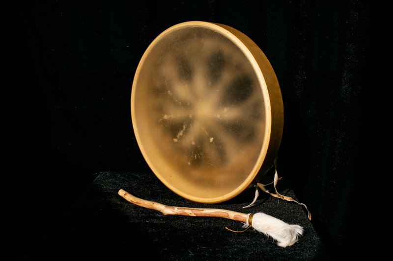 框鼓 萨满鼓 羊皮手鼓 手工制作 疗愈乐器 Ritual drum Shaman - 吉他/乐器 - 真皮 