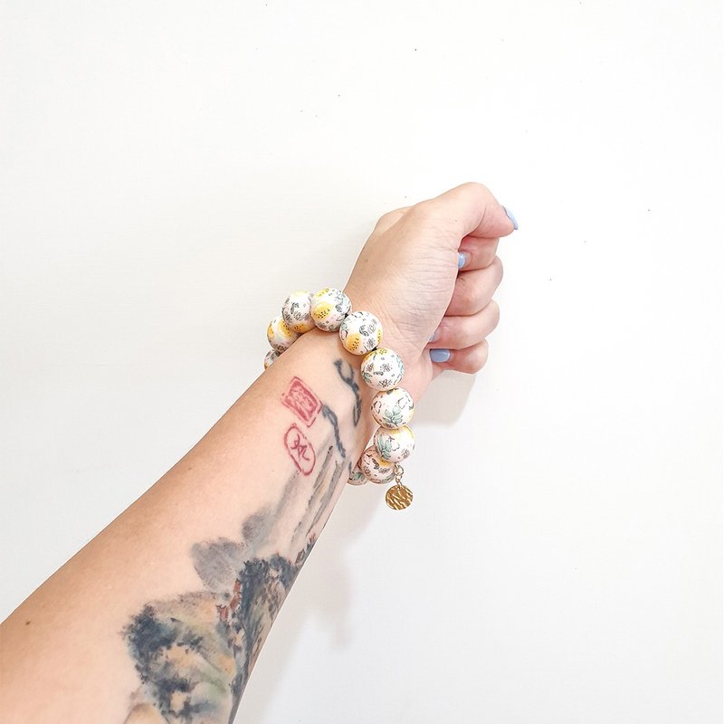 DIY材料包 弹性手环 印刷食品级硅胶 - 金工/饰品 - 硅胶 多色