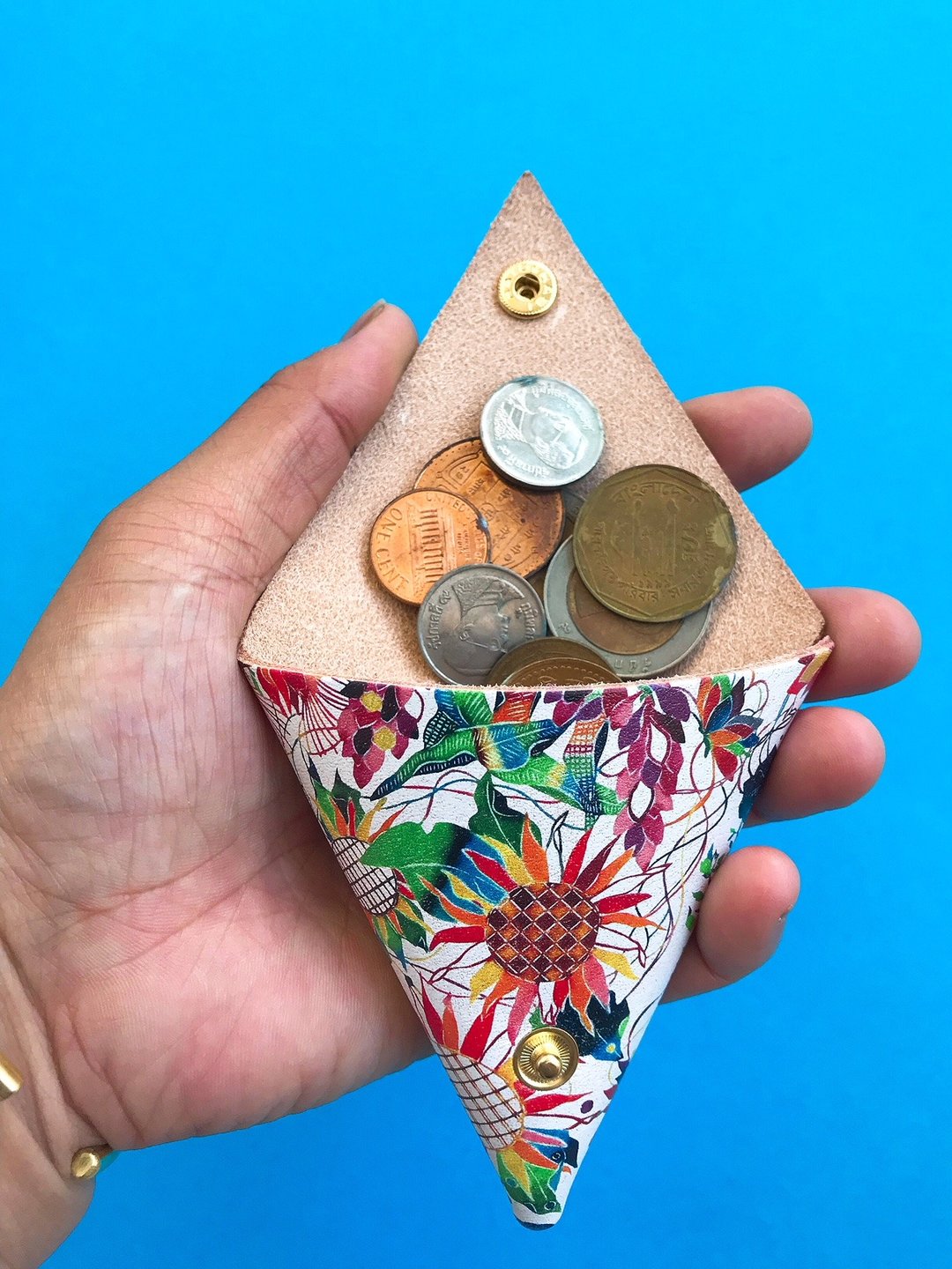 Genuine leather coin case - 零钱包 - 真皮 多色