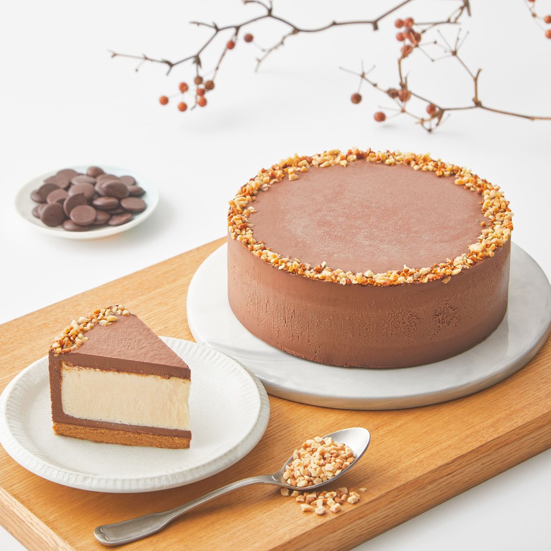 中秋好礼 | CACAO BARRY 生巧奶酪蛋糕 - 6寸蛋糕  庆生 下午茶 - 蛋糕/甜点 - 新鲜食材 咖啡色