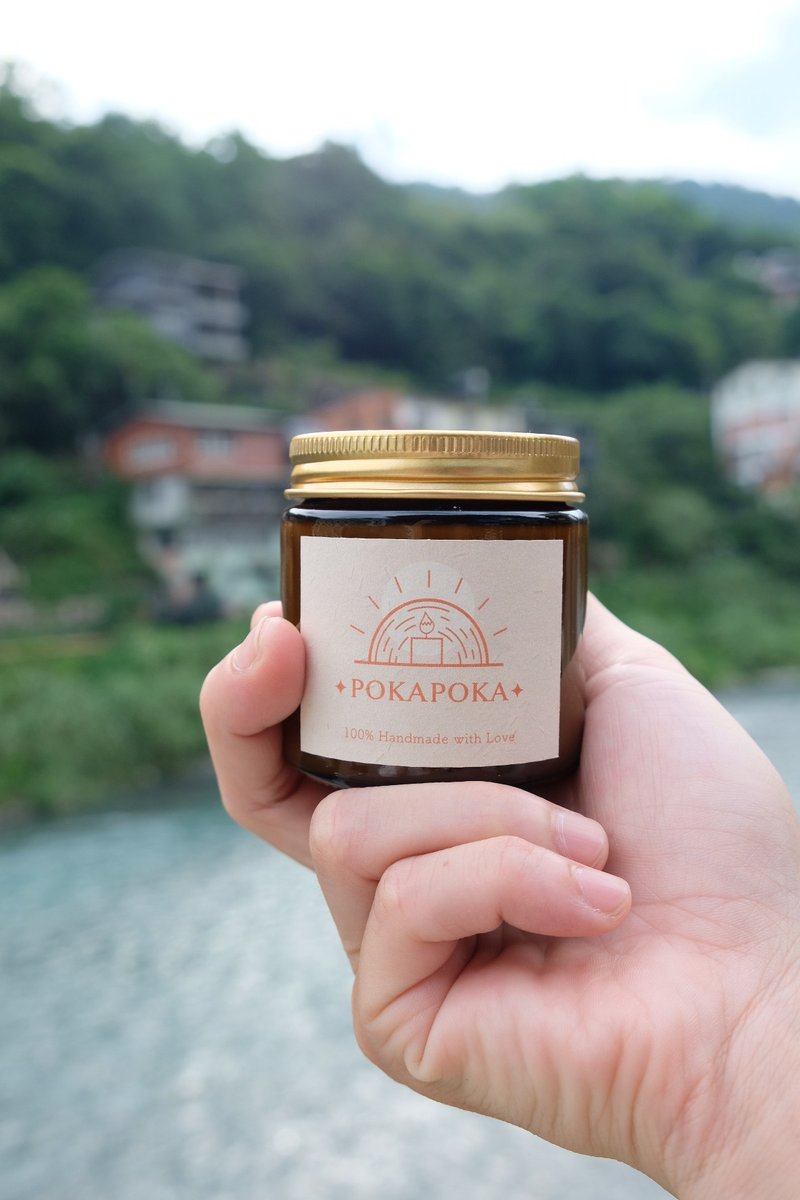 淡然之水 NO.29手工大豆香氛蜡烛 90g【周年庆买一送一织品喷雾】 - 香薰/精油/线香 - 玻璃 咖啡色