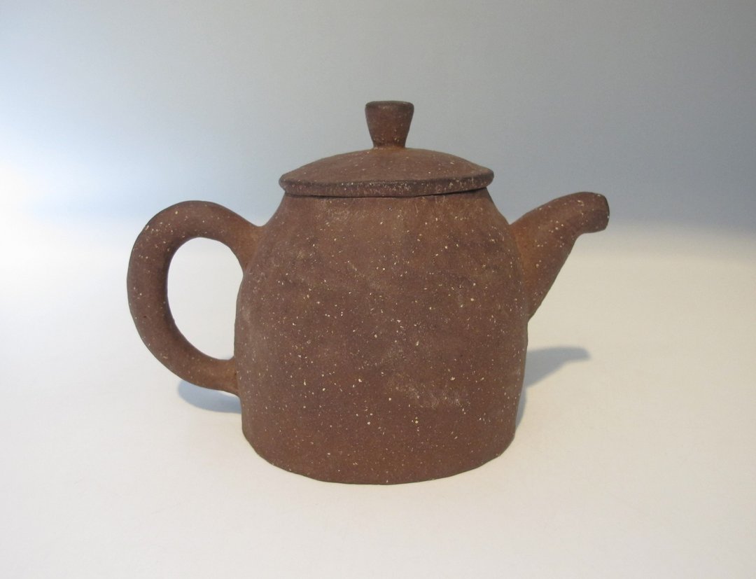 手捏陶壶 - 茶具/茶杯 - 陶 咖啡色