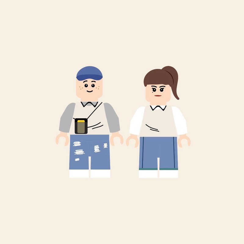 (绘制费-乐高风格) 似颜绘/定制化 ! 勿直接下单 ! - 订制画像 - 其他材质 