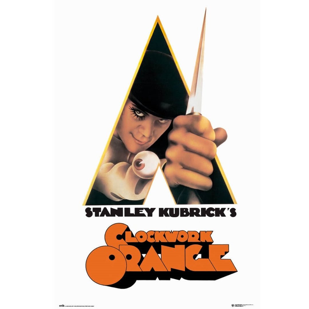 【发条橘子】A Clockwork Orange 史丹利库柏力克 进口电影海报 - 海报/装饰画/版画 - 纸 多色