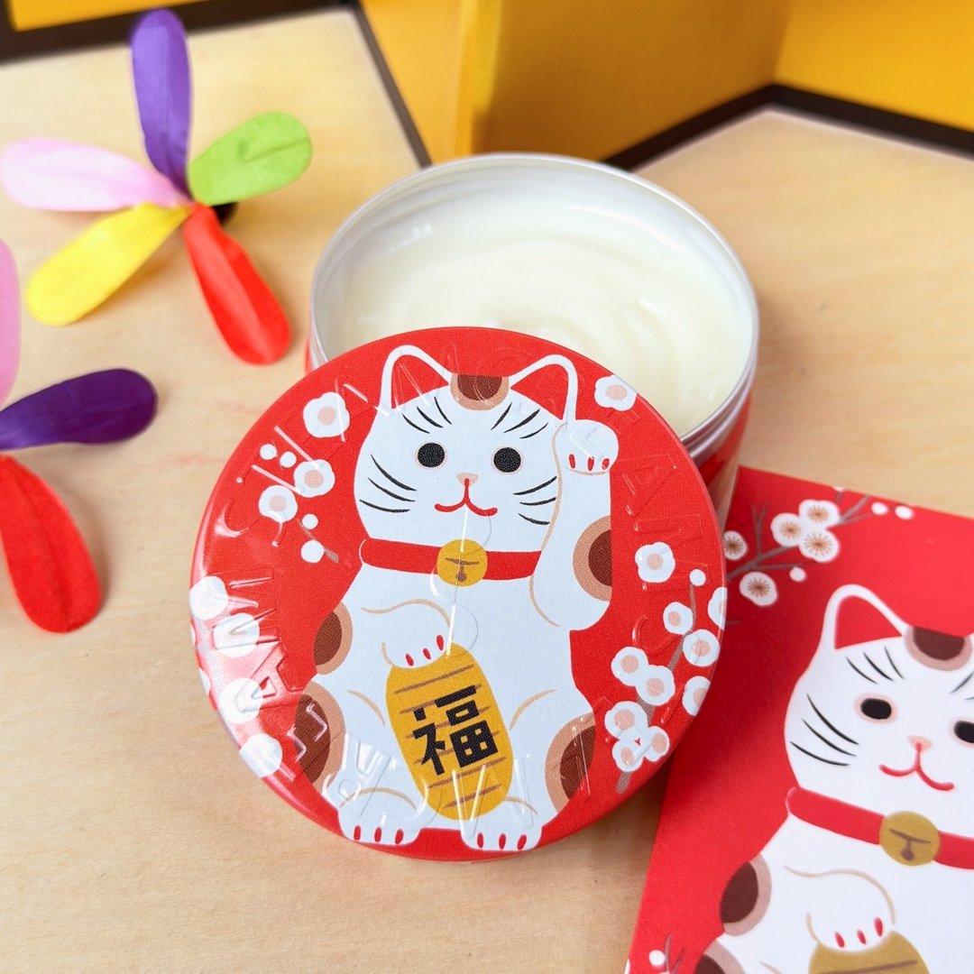 【吉祥如意】1610 福气招财猫 75g 送礼 猫咪 - 日霜/晚霜 - 其他材质 