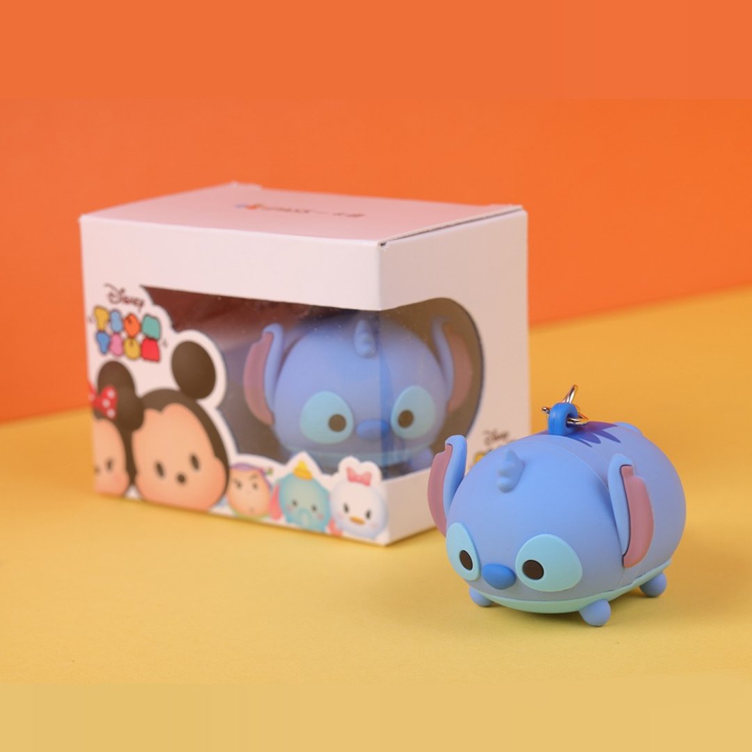 Tsum Tsum一卡通 / 史迪奇 - 造型悠游卡/交通卡 - 硅胶 蓝色