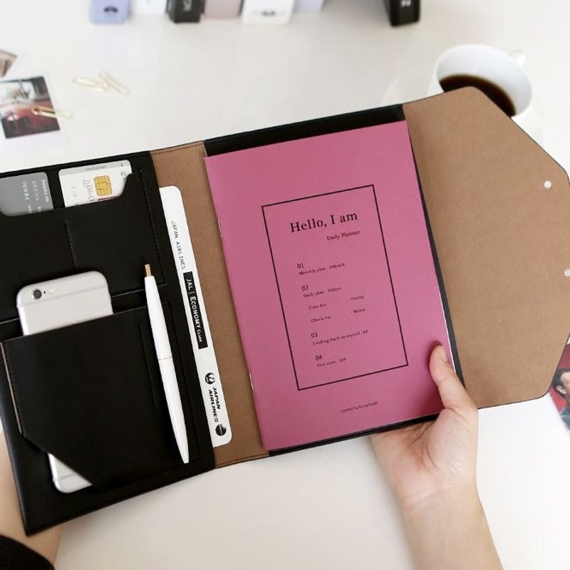 敲敲-Funnymade-大人日志A5(单月份)-玫瑰桃粉,FNM34874 - 笔记本/手帐 - 纸 紫色